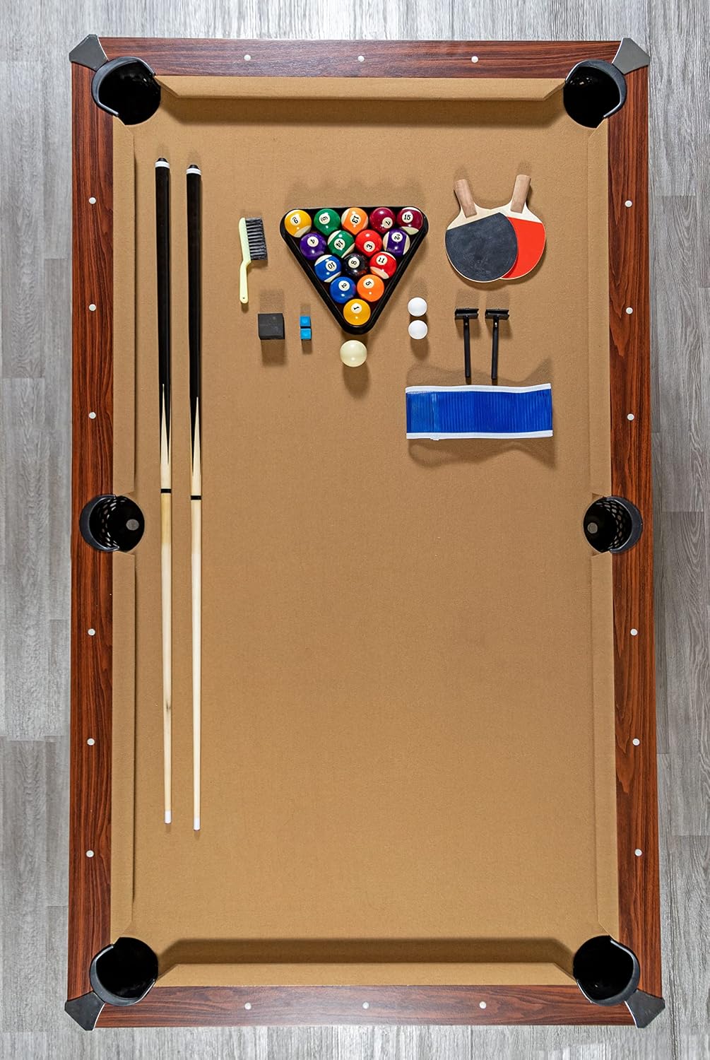 Hathaway Pool Table Combo Set with Benches