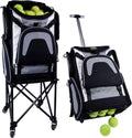 Rover Sports The Packhopper - Tennis Backpack and Ball Hopper in One - Tennis Ball Cart - Tennis Racket Bag and Ball Picker Upper also available for Pickleball