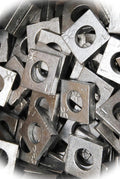 New Pack of (20) Galvanized 1 Square Bevel Washers I-Beam Flange Wedge 1' Multi-Purpose Comprehensive Hardware Fastener Assortment Kit MoPNEM02343