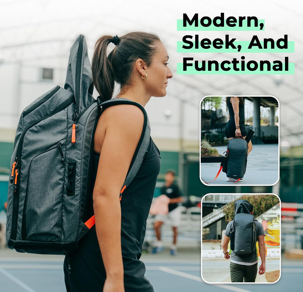 ADV Tennis Pro V3 - Tennis and Pickleball Backpack V2 - Flex Backpack