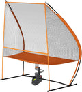 MR Tennis Ball Return Net 7'x6', Freestanding Tennis Training Net, Multi-Sport Training Return Net for Tennis, Pickleball, Softball, Baseball Compatible w/Toss Machine Without Pitching Machine