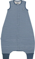 Woolino 4 Season Baby Sleep Bag with Feet Holes, Australian Merino Wool and Organic Cotton, Toddler Sleeping Bag, 18-36mo, Navy Blue