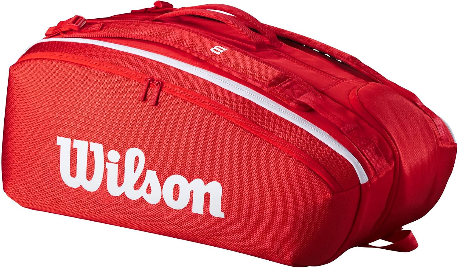 WILSON 2025 Super Tour Red Tennis Racket Bags