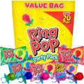 Ring Pop Individually Wrapped Bulk Lollipop- Variety Party Pack, 20 Lollipops per Bag (Case of 12 Bags)