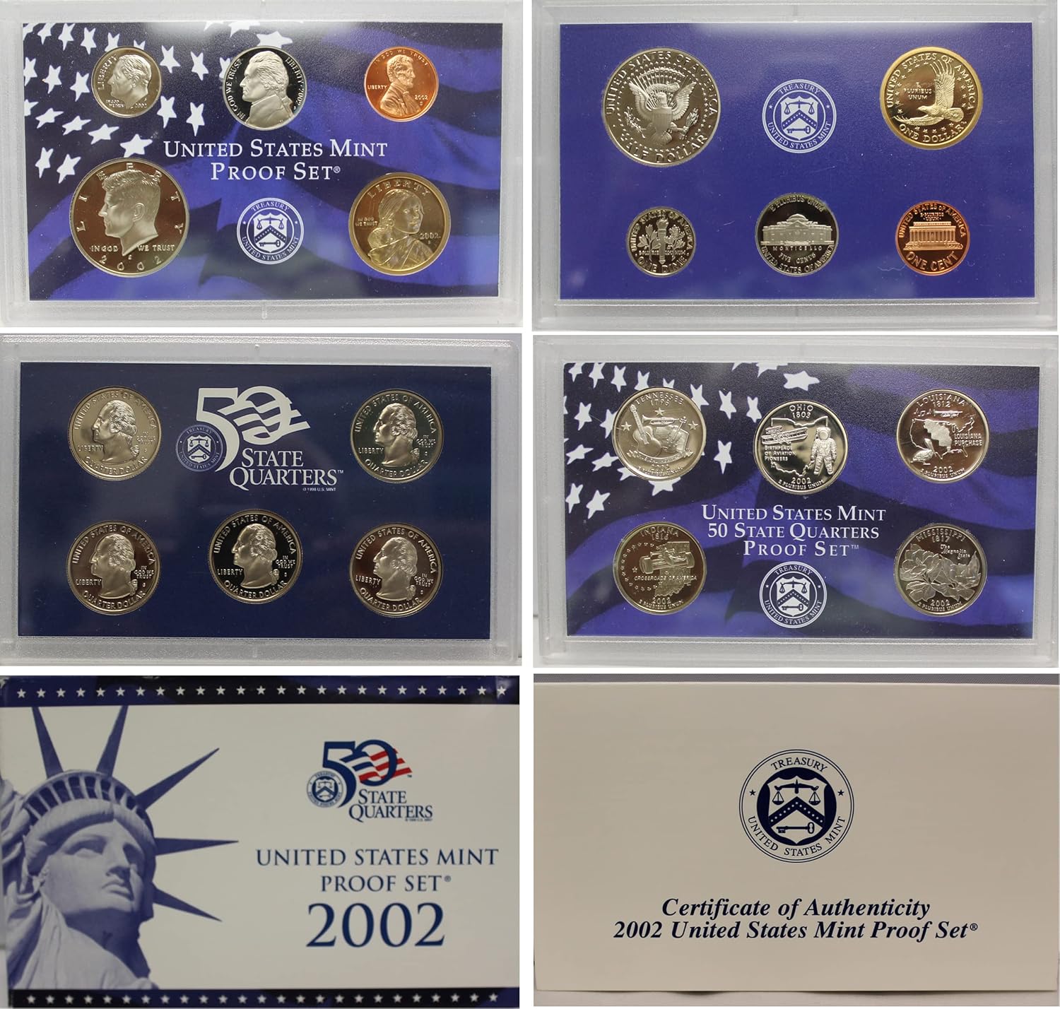 1999 S -2008 US Mint Set Clad Proof Set Run 109 coins
