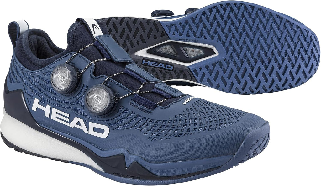 HEAD Men's Endure Pro BOA Tennis Shoe - Lightweight, Precision Fit, Shock Absorbing, Durable