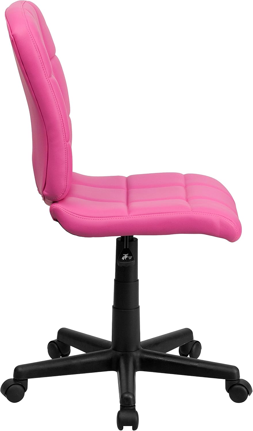 Flash Furniture Clayton Mid-Back Pink Quilted Vinyl Swivel Task Office Chair