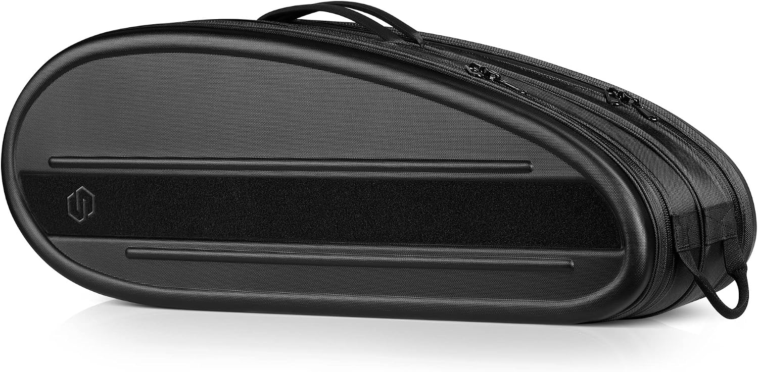 Savior Equipment Pro Touring 30' Tactical Tennis Bag 30' Double Gun Pistol Case Carrying Backpack, Semi-Hard EVA Shell Storage, Fully Customizable MOLLE Panel Organizer