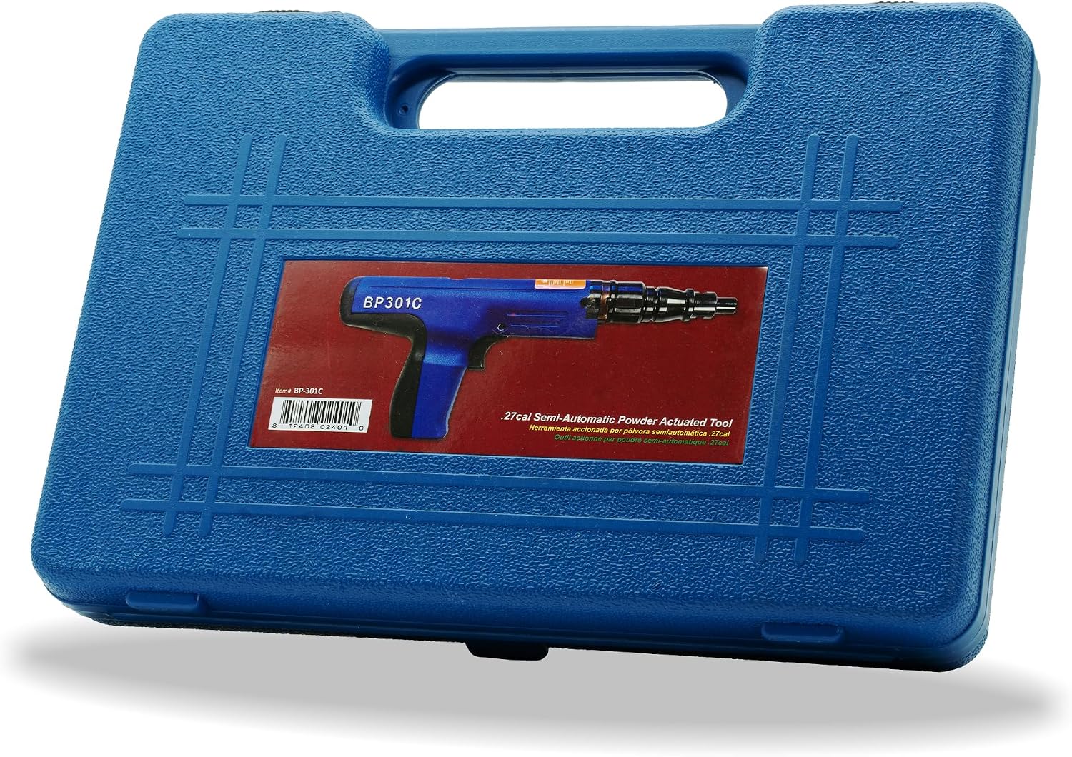 BLUEPOINT Fasteners BP-301C Semi-Automatic .27 Cal Powder Actuated Tool – Interchangeable, Versatile, Reliable & Dependable. Great for Commercial and Residential Construction