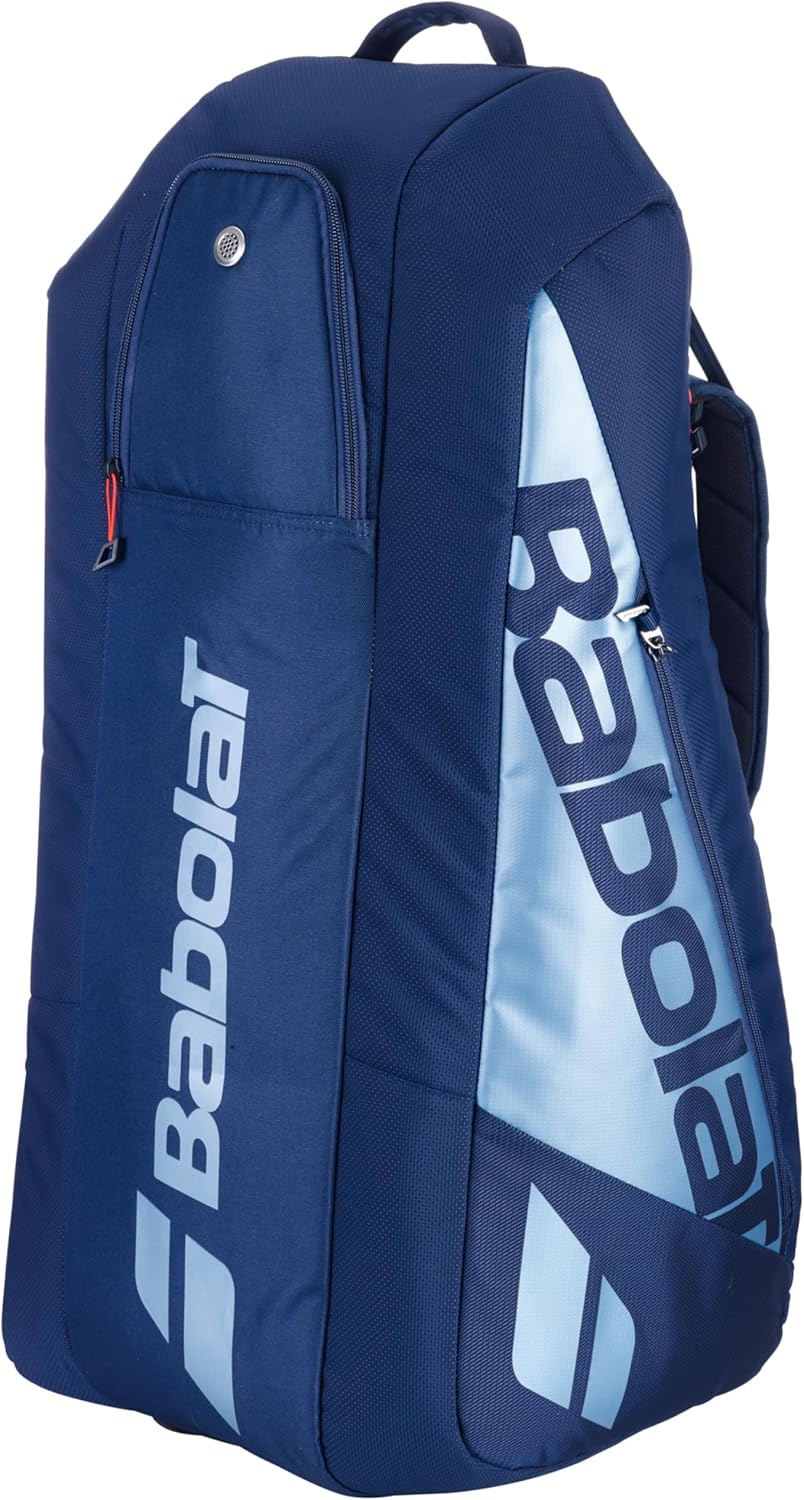 Babolat Pure Drive Racquet Holder 6-Pack 11th Gen Tennis Bag (Navy Blue)