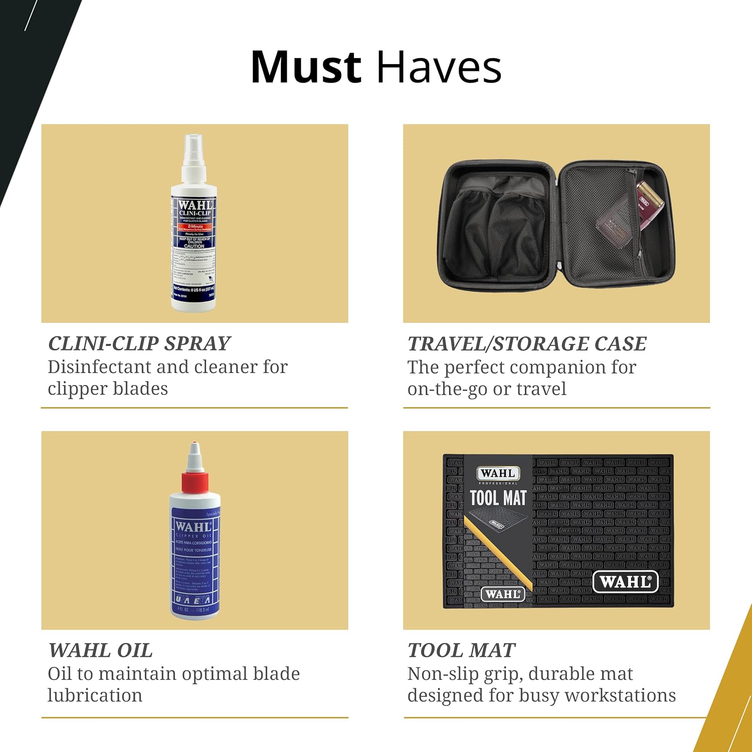 Wahl Professional 5-Star Kit, with Cordless Magic Clip Clipper, Detailer Li Trimmer, Vanish Shaver & Power Station Charging Dock, 100+ Minutes Runtime