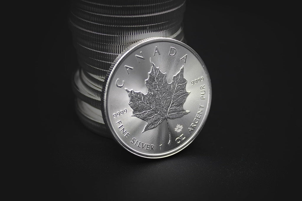 1988 - Present (Random Year) Lot of (10) 1 oz Silver Canadian Maple Leaf Coins Brilliant Uncirculated with Certificates of Authenticity $5 Seller BU