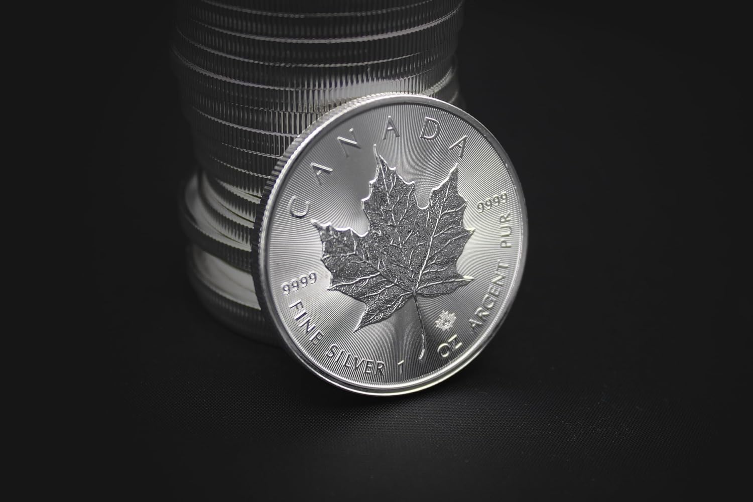 1988 - Present (Random Year) Lot of (10) 1 oz Silver Canadian Maple Leaf Coins Brilliant Uncirculated with Certificates of Authenticity $5 Seller BU