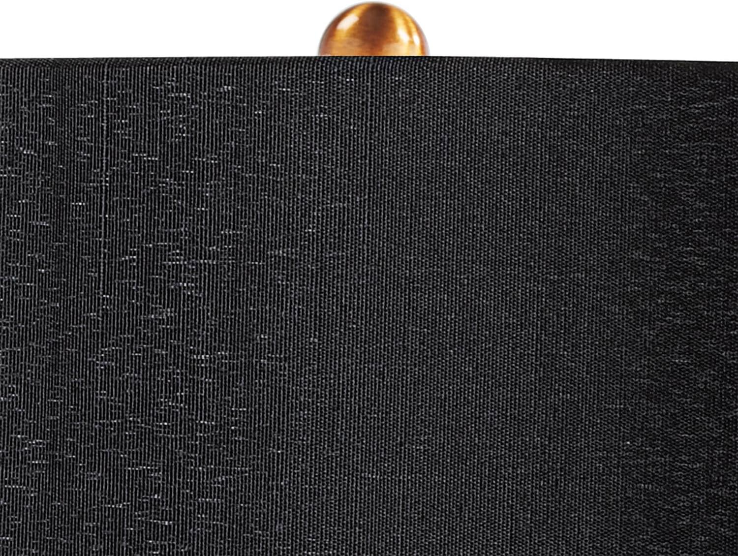 360 Lighting Modern Table Lamp Fillable 26' High Warm Gold Clear Glass Cylinder Black Hardback Drum Shade Decor for Living Room Bedroom House Bedside Nightstand Home Office Family Entryway