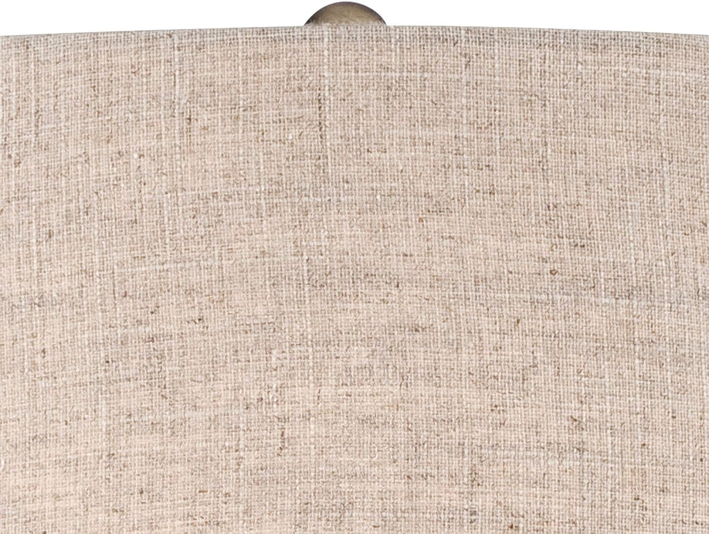 360 Lighting Helene Country Cottage Table Lamps 26' High Set of 2 Ceramic Rustic Cream White Glaze Tan Linen Drum Shade for Living Room Bedroom House Bedside Nightstand (Color May Vary)