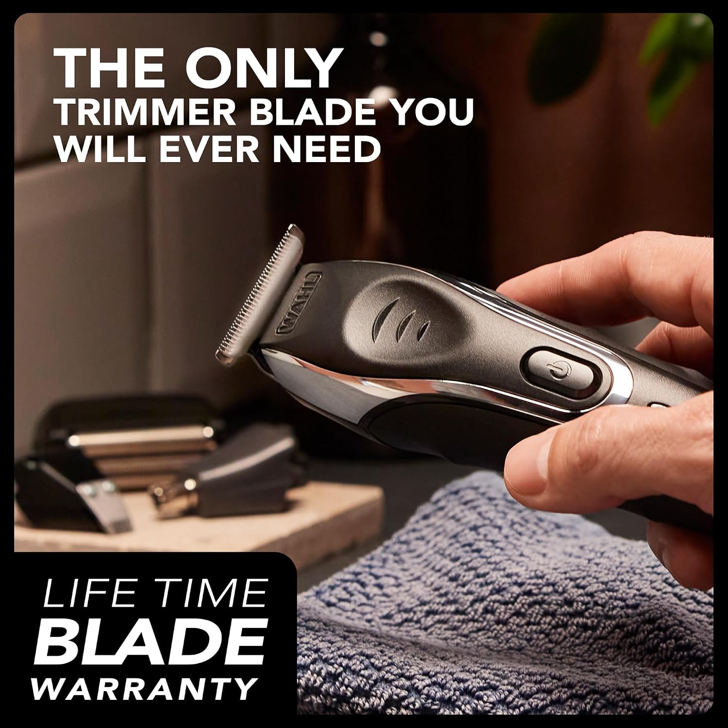 Wahl Aqua Blade 10 in 1 Multigroomer, with Eyebrow Attachment, Body Trimmers for Men, Men's Beard Trimmer, Stubble Trimming, Face Grooming, Fully Washable, Male Grooming Set, Amazon Exclusive