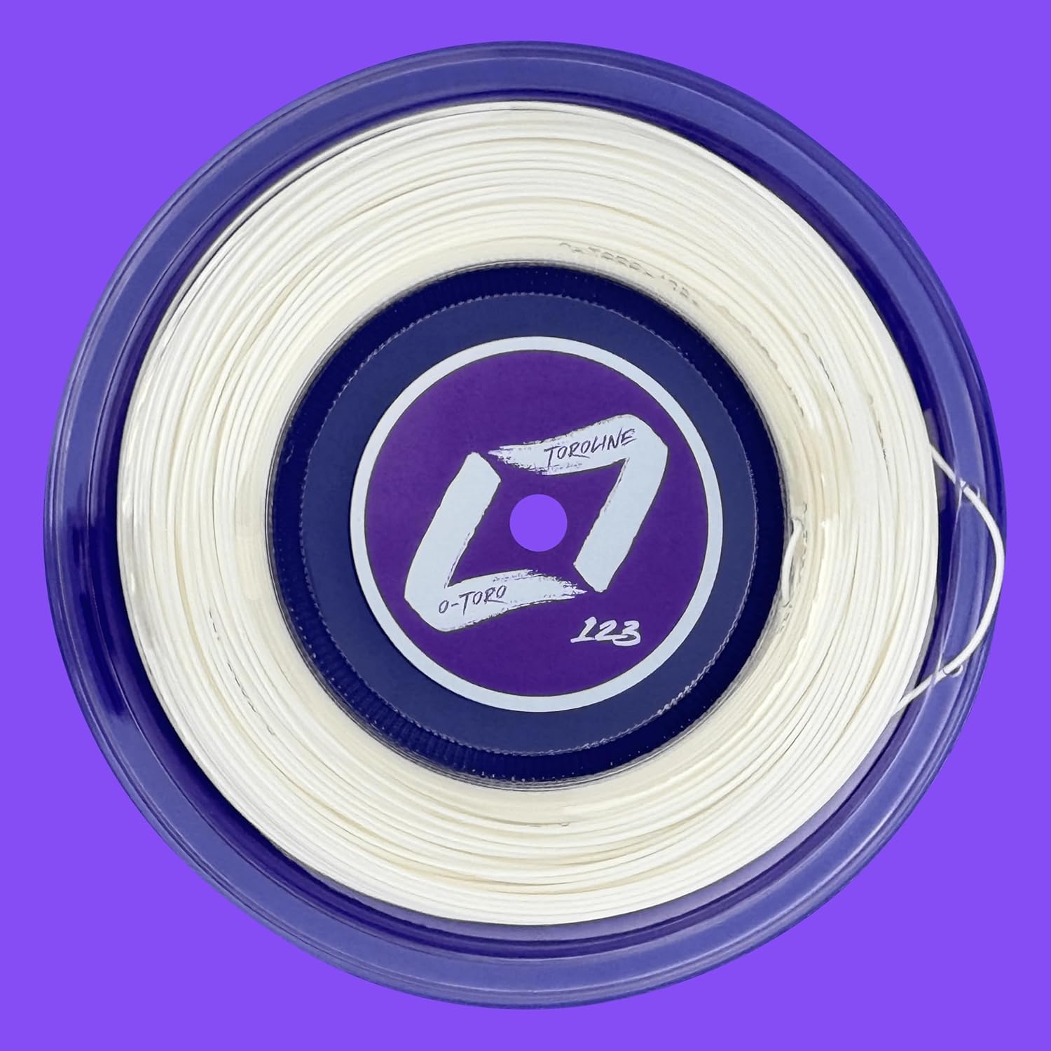Toroline O-Toro 17 Gauge 1.23mm Tennis String Mini Reel White