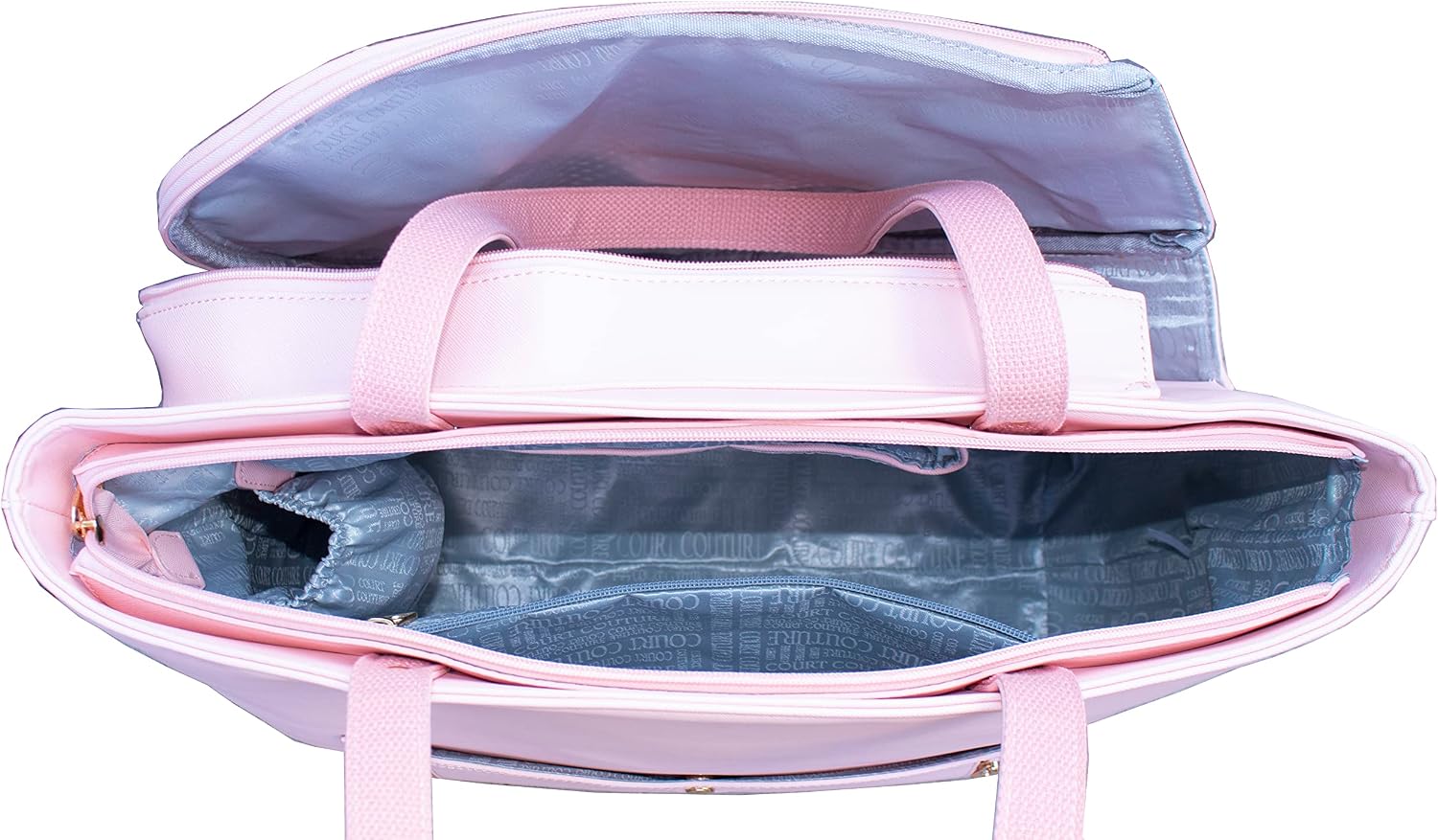 Court Couture Cassanova Perforated Pink Tennis Bag