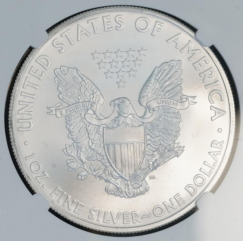2008 American Silver Eagle $1 Coin MS 69 NGC Certified, Early Production from US Mint Sealed Box