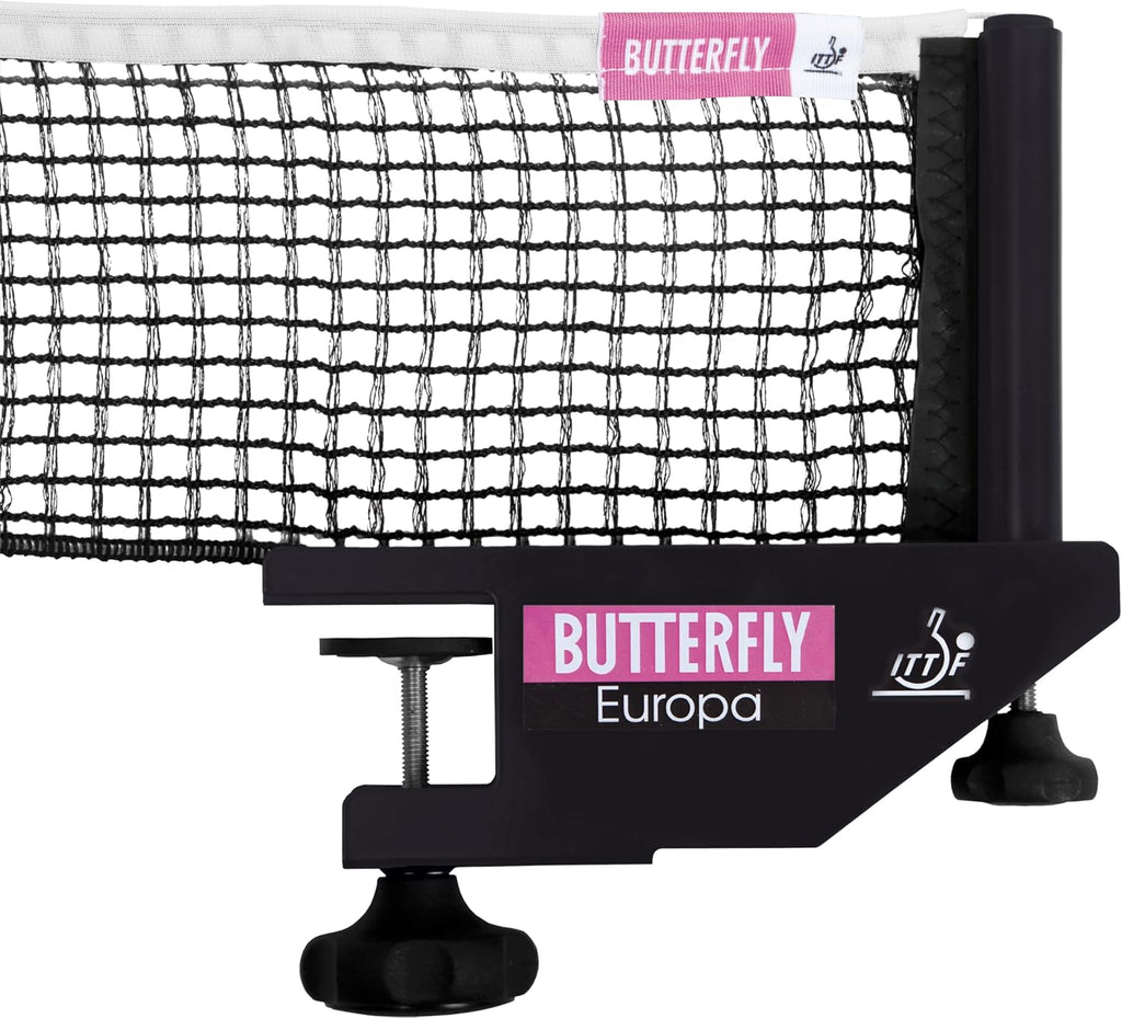 Butterfly Centrefold 25 Table Tennis Table—Indoor Rollaway Ping Pong Table—5-Year Warranty Game Table—ITTF Approved—For Tournaments & Clubs—Free Professional Ping Pong Net—No Assembly