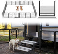FXW Instant Unleashed Dog Playpen, Portable Pet Fence for Outdoor, RV Trips, and Camping, 24 inch, 24 Panels for Puppy and Small Dogs with RV Step Grid│Patented