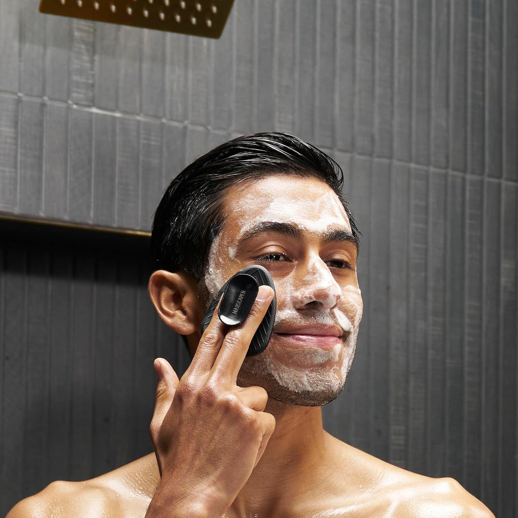 MANSCAPED® Face Box Includes - The Chairman™ PRO Men's Foil Shaver, Weed Whacker® 3.0 Plus Nose & Ear Hair Trimmer, Face Buffer Silicone Scrubber, Facial Wash & Moisturizer