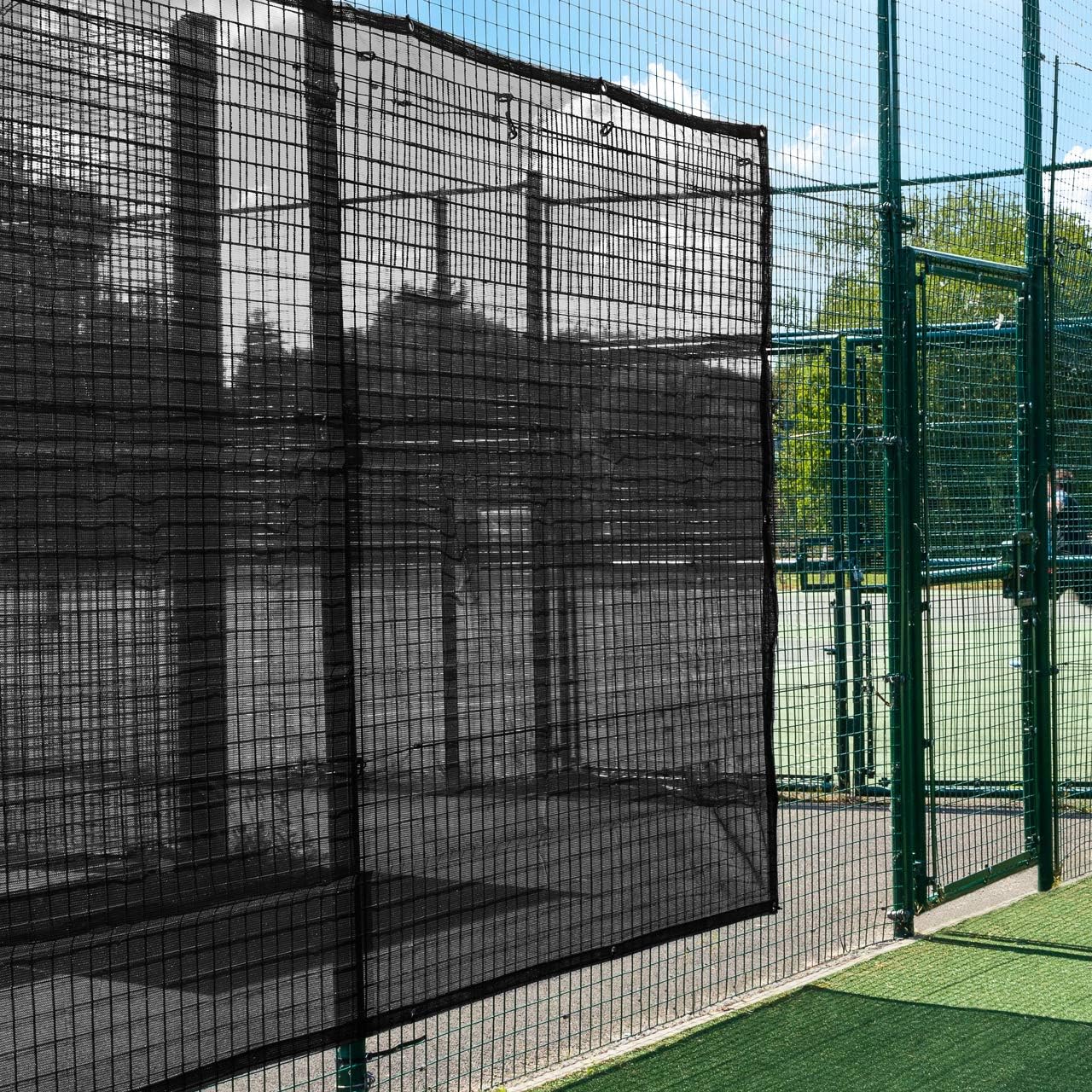 Vermont Tennis Court Wind Screen - 50% Shade | 6' x 60 or 6' x 40' Tennis Court Shade Cover – Green, Navy or Black [Optional Logo]