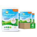 Happy Baby Organics Stage 1 Infant Formula, 0-12M, Modeled After Breast Milk, USDA Organic, Probiotics & Prebiotics, Iron & DHA, 22.9oz x4