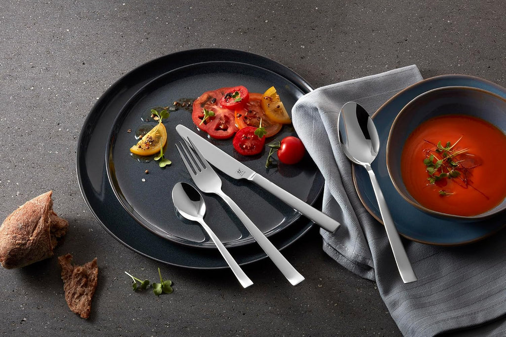 ZWILLING 1026798 Cult Cutlery Set, 68 Pieces, for 12 People, 18/10 Stainless Steel, Matted, Dishwasher Safe, Silver