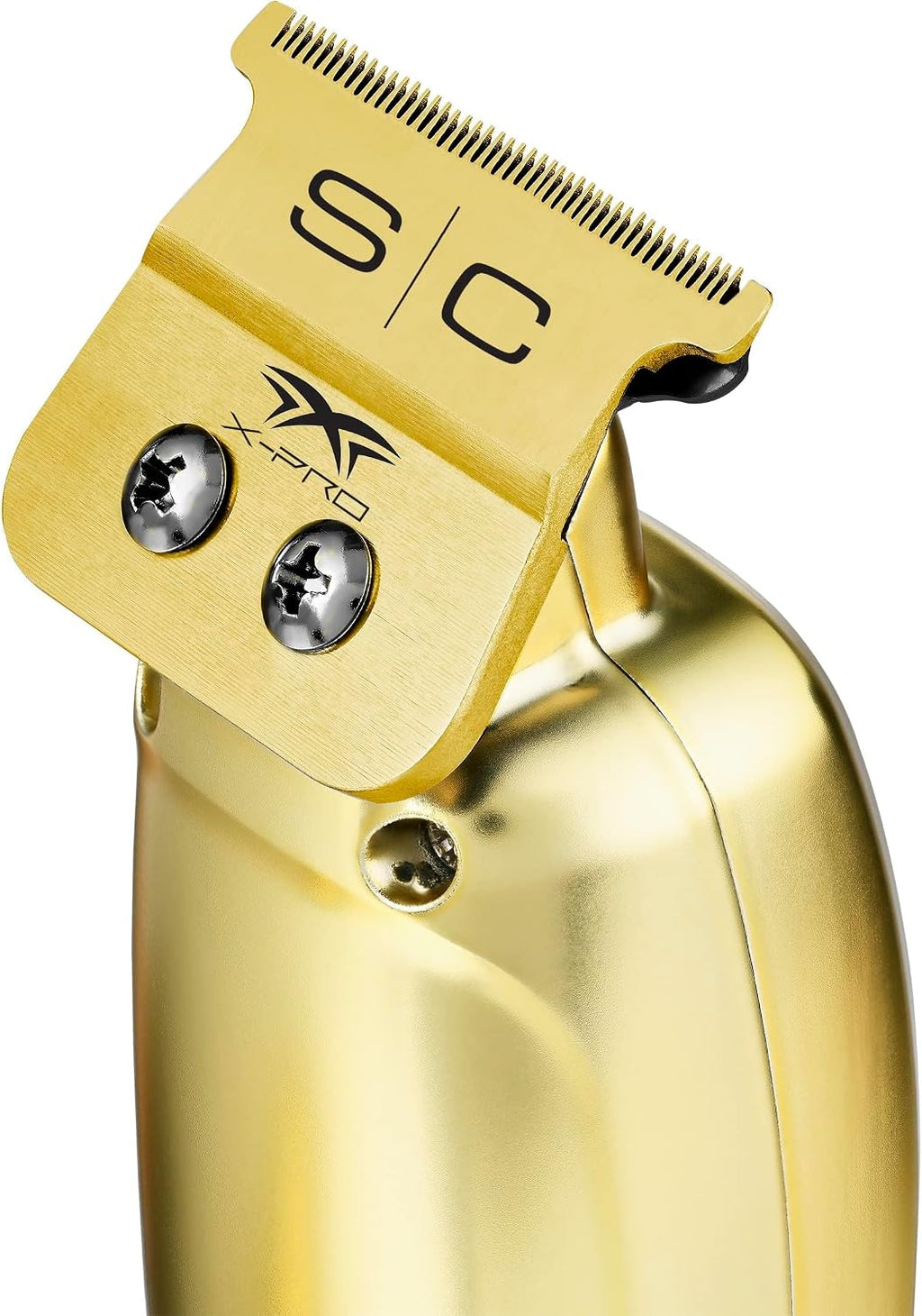 Stylecraft Saber Pro Grooming Bundle: Digital Brushless Saber II Clipper & Saber Trimmer (Gold) Holiday Gift Bundle
