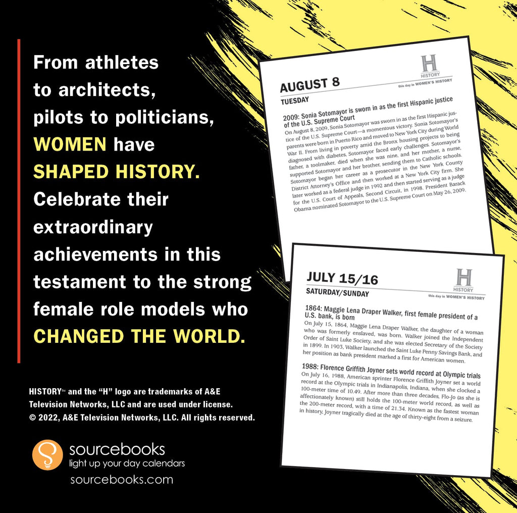 2023 History Channel This Day in Women's History Boxed Calendar: 365 Extraordinary Women and Events that Shaped History (Daily Calendar, Inspirational Desk Gift) (Moments in HISTORY™ Calendars)