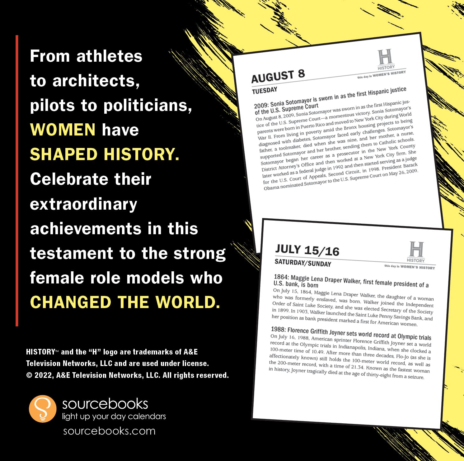 2023 History Channel This Day in Women's History Boxed Calendar: 365 Extraordinary Women and Events that Shaped History (Daily Calendar, Inspirational Desk Gift) (Moments in HISTORY™ Calendars)