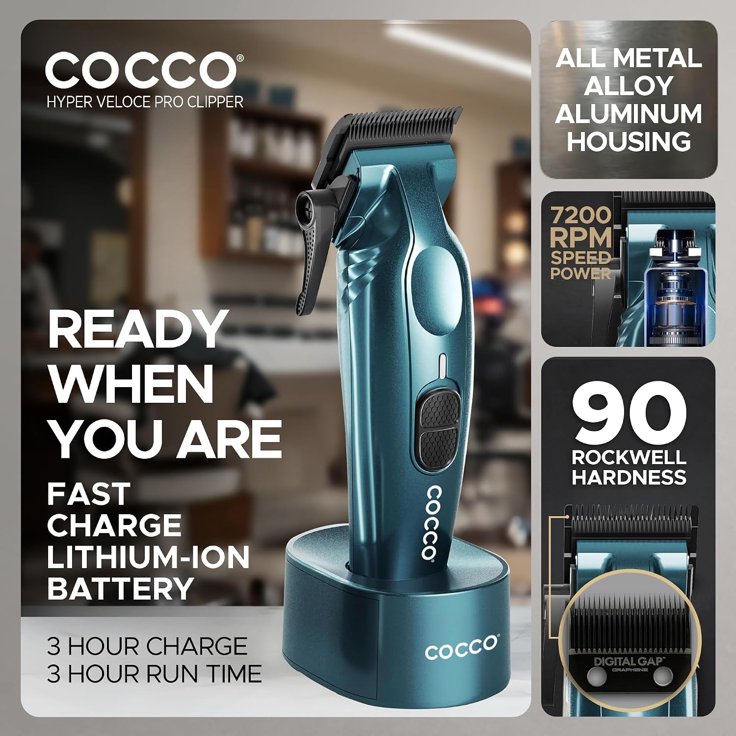 Cocco Professional Hyper Veloce Pro Clipper, Digital Gap Ambassador