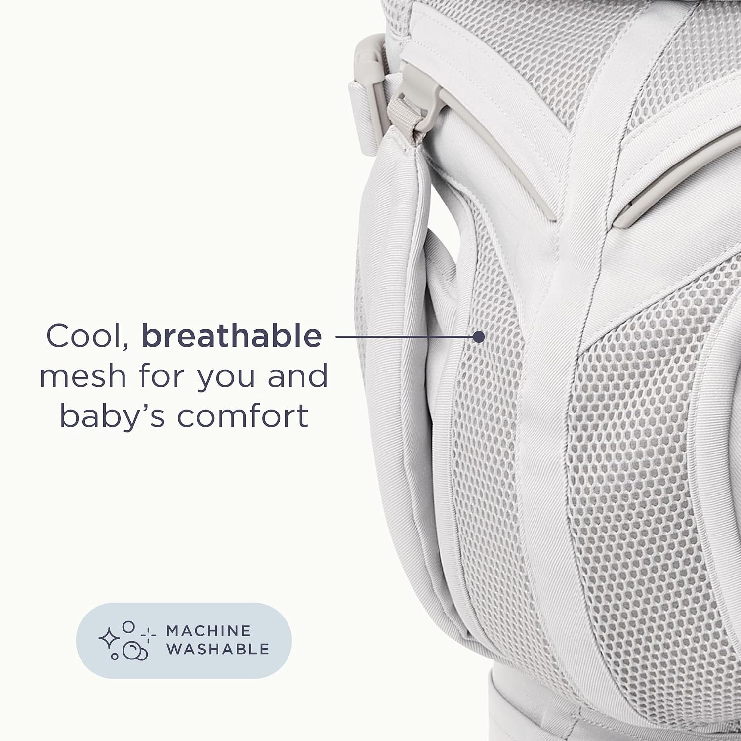 Ergobaby Omni Classic Baby Carrier Newborn to Toddler - Breathable Baby Carriers for Summer - All-Position Carrier with Lumbar Support (7-45 Pounds), Mesh, Soft Olive Diamond