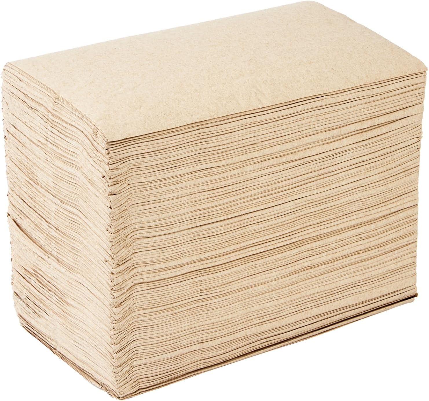 Restaurantware-Saving Nature 17 x 15 Inch Disposable Napkins For Party, 3000 Durable Restaurant Napkins - 2 Ply, With Snowflake Designs, Kraft Paper Napkin, Sustainable, For Cafes Or Homes