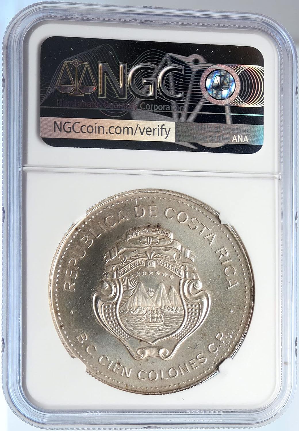 1979 CR 1979 COSTA RICA Year of the Child UNESCO OLD AR 1 100 Colones MS 66 NGC