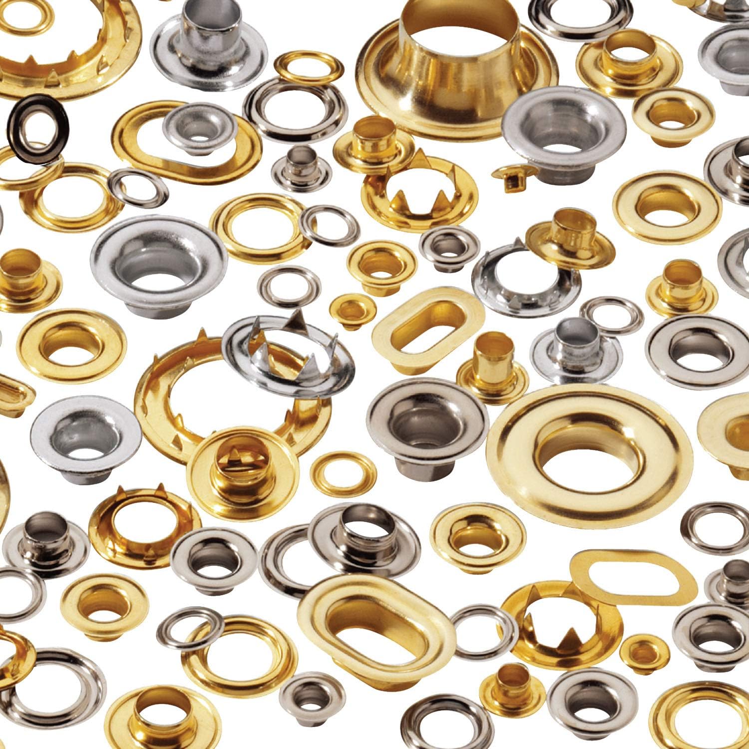 Stimpson ESPGW2XLSS8000 Self-Piercing Grommet and Washer Stainless Steel Reliable, Durable, Heavy-Duty #2XL Set (8,000 Sets)