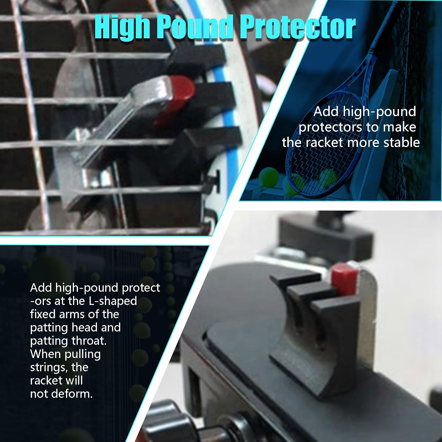 GT-160 Tennis Racket Stringing Machine Manual Desktop Progression Racket String Tools, with Tools and Accessories