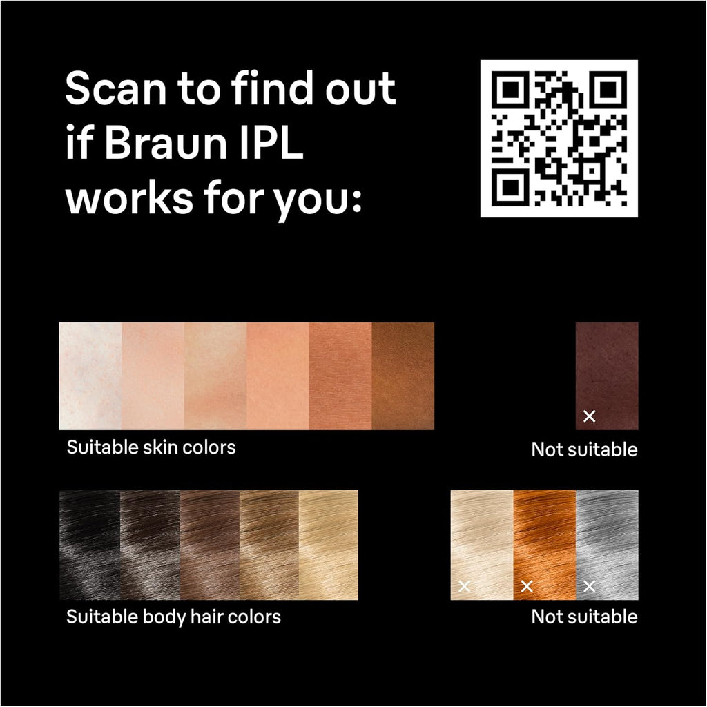 Braun Smart IPL, Skin i·Expert Pro 7, VOGUE's Best Hair Removal Device, IPL Hair Removal for Women and Men, Permanent Laser Hair Reduction At-Home, World's 1st Smart App, 4 Heads, IPL7387