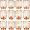LED Cordless Table Lamps Set of 12 Rechargeable Battery Operated Desk Lamp 7 'H Touch Dimmable Wireless Lamp for Indoor Outdoor Bedrooms Office Wedding Parties Patio（Cylinder）