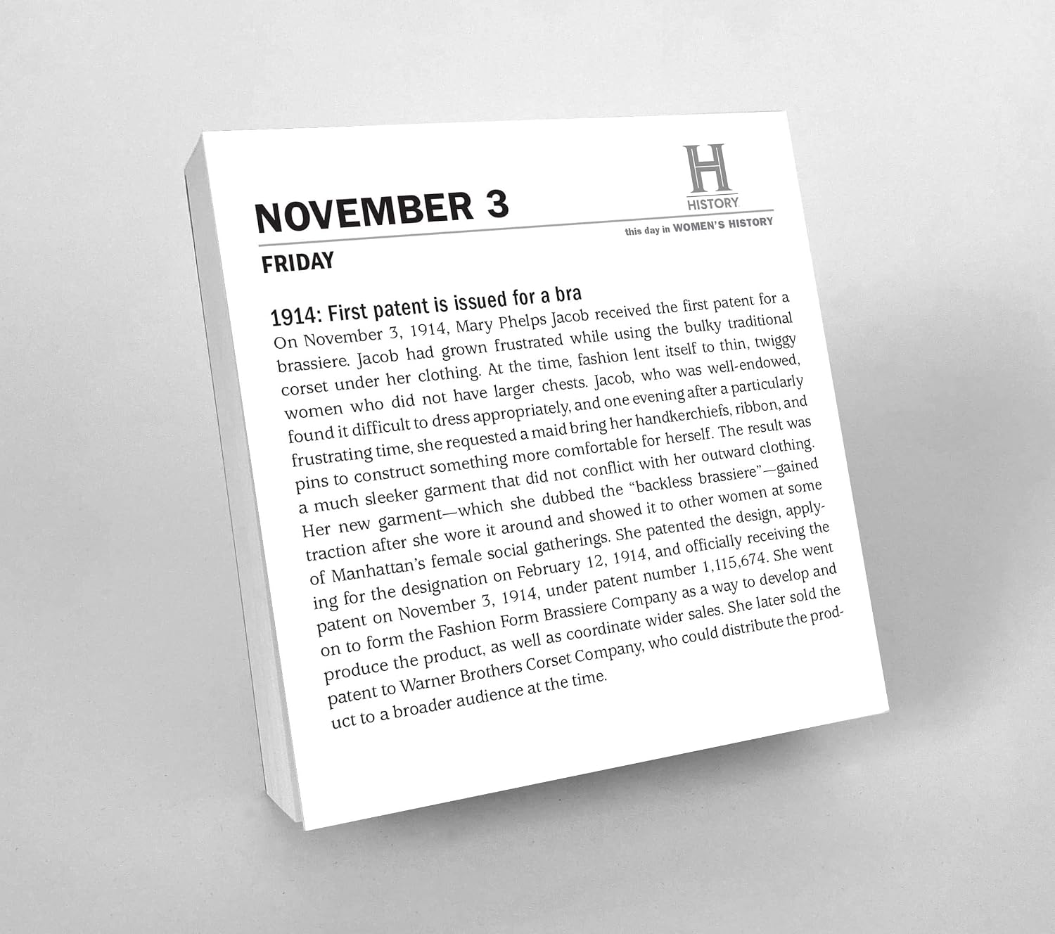 2023 History Channel This Day in Women's History Boxed Calendar: 365 Extraordinary Women and Events that Shaped History (Daily Calendar, Inspirational Desk Gift) (Moments in HISTORY™ Calendars)