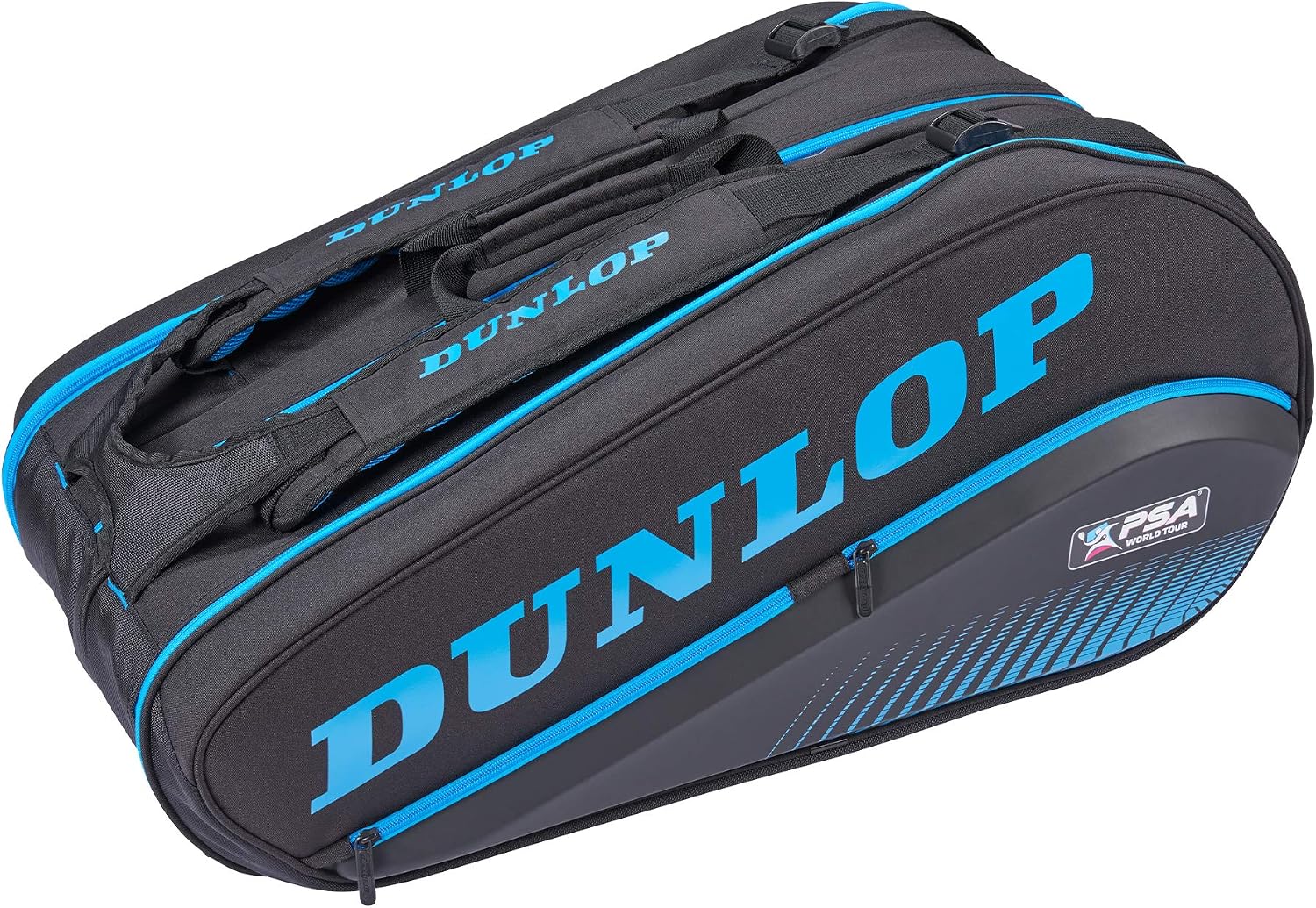 Dunlop Sports PSA 12 Squash Racket Bag, Blue/Black