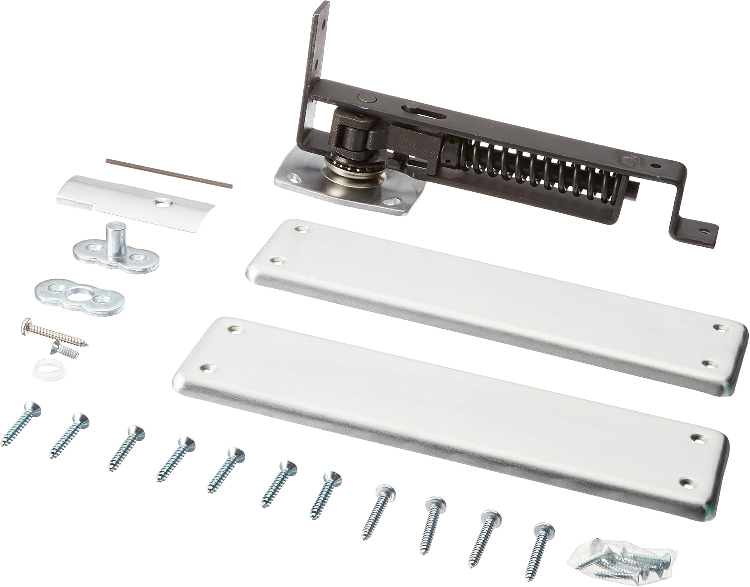 Deltana DASH95U26D Double Action Solid Brass Spring Hinge with Solid Brass Cover Plates