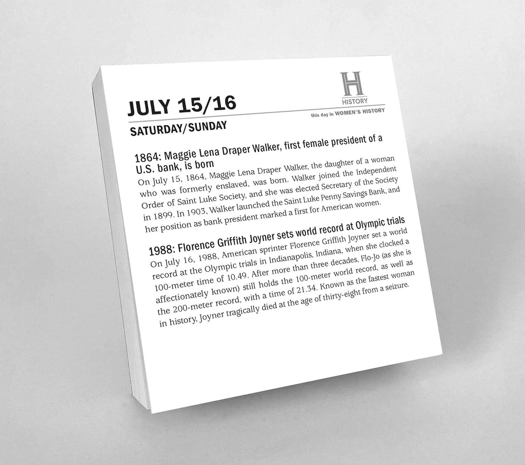 2023 History Channel This Day in Women's History Boxed Calendar: 365 Extraordinary Women and Events that Shaped History (Daily Calendar, Inspirational Desk Gift) (Moments in HISTORY™ Calendars)
