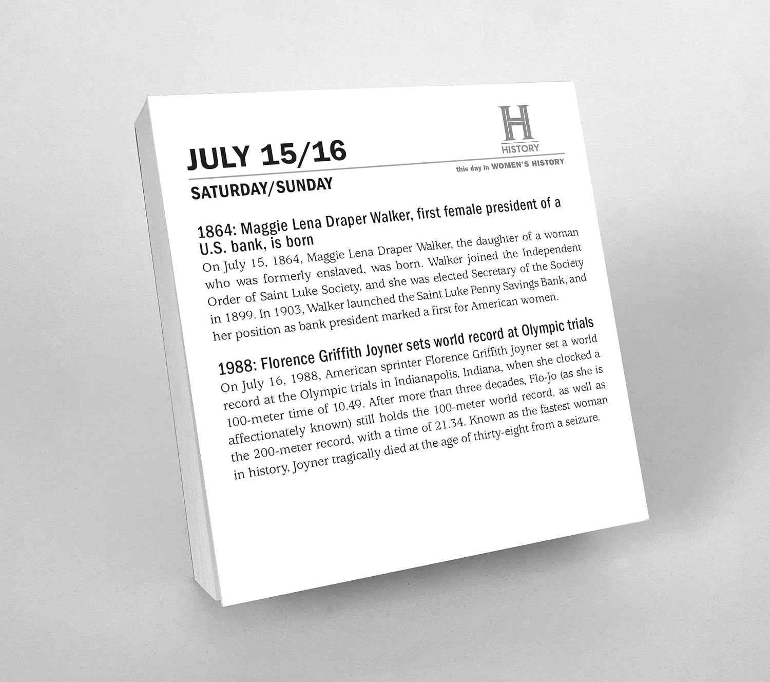 2023 History Channel This Day in Women's History Boxed Calendar: 365 Extraordinary Women and Events that Shaped History (Daily Calendar, Inspirational Desk Gift) (Moments in HISTORY™ Calendars)