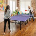 Portable Ping Pong Table,9 FT/8 FT Professional Indoor/Outdoor Table Tennis Tables Game with Net for Adults/Teens,2 Tennis Paddles and 3 Balls- Quick Assembly