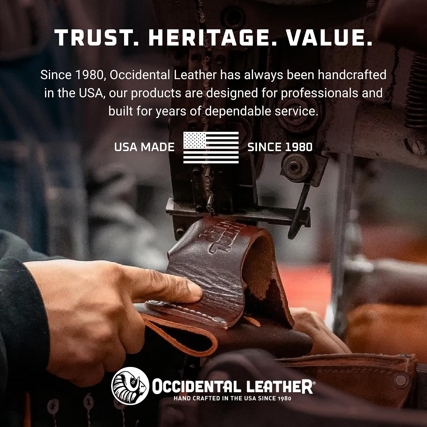 Occidental Leather Seven Bag Framer Set - Medium - 23 Pockets & Tool Holders - Premium Top-Grain Leather - Made in USA