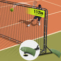 9.4ft x 7.4ft Tennis Rebounder Net, Tennis Rebounder Trainer, Multi-Sport Training Bounce Back Net for Tennis, Baseball, Lacrosse, Hockey, Softball, Pickleball, Ball, for Backyard and Indoor & Outdoor