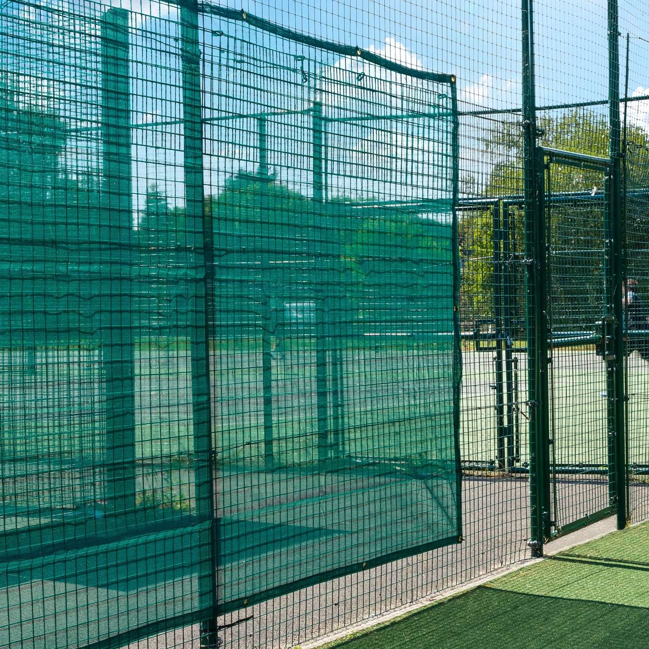 Vermont Tennis Court Wind Screen - 50% Shade | 6' x 60 or 6' x 40' Tennis Court Shade Cover – Green, Navy or Black [Optional Logo]