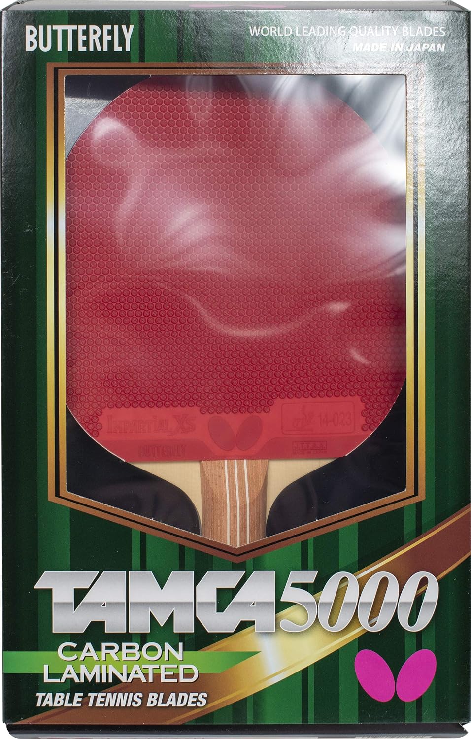 Butterfly Punisher Pro-Line Table Tennis Racket - Ideal for Incredibly Powerful Counter-Attacks from Both Sides - Recommended for Aspiring Professional Players - Pro-Line Series